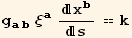 g_ (ab)^(ab) ξ_a^a x_b^b/s == k