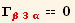 Γ_ (β3α)^(β3α) == 0