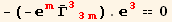 -(-_m^m Overscript[Γ, _] _ (33m)^(33m)) . _3^3 == 0