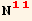 N_ (11)^(11)