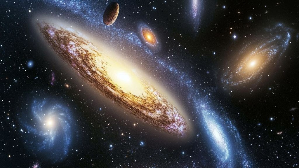Les interactions entre galaxies : collisions et fusions